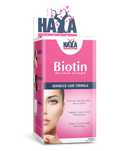Biotin Maximum Strength 10000 mcg / 100 Tabs
