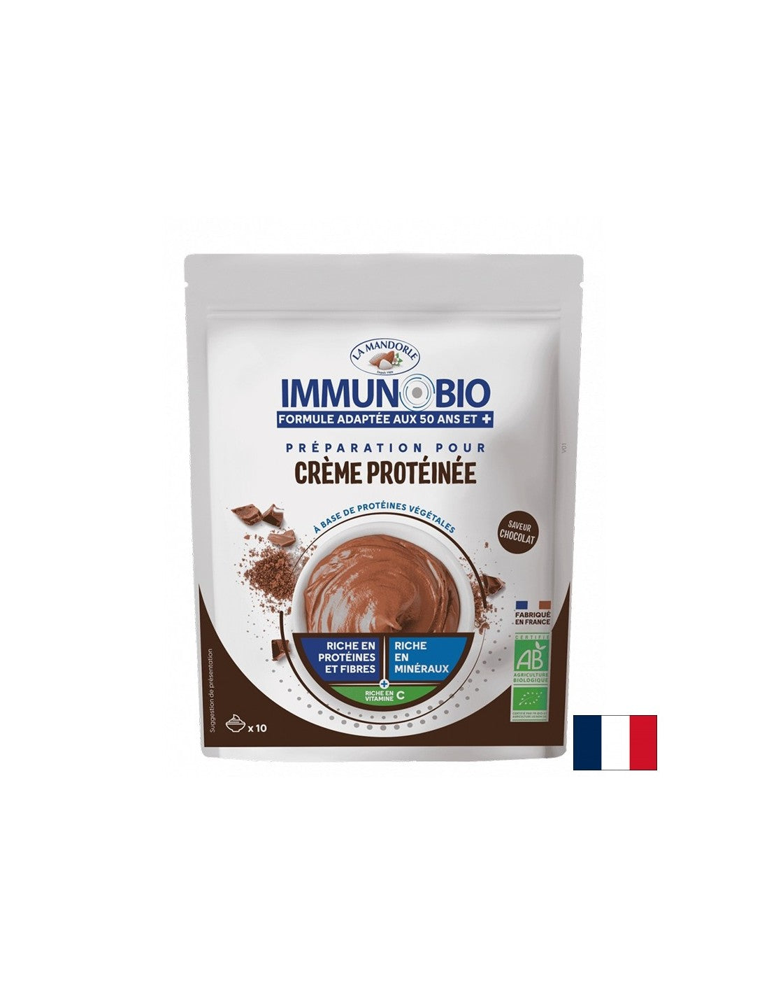 Растителен протеинов крем с вкус на шоколад, БИО – 250 g, 10 порции