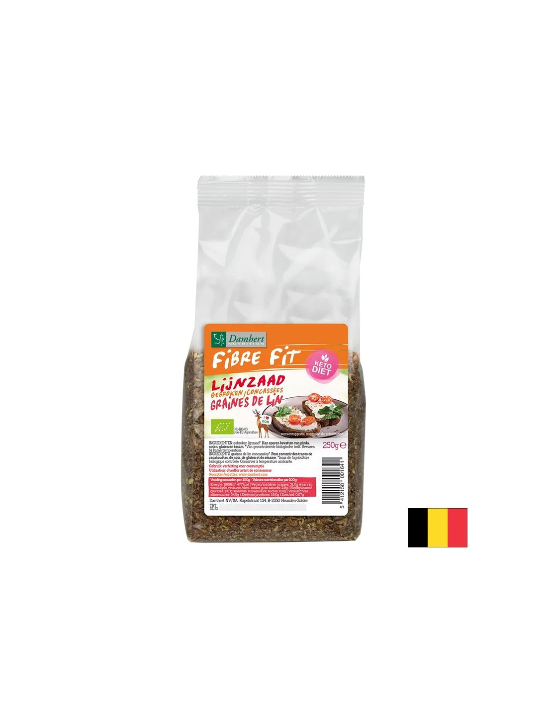Натрошено ленено семе БИО, 250 g - Feel You