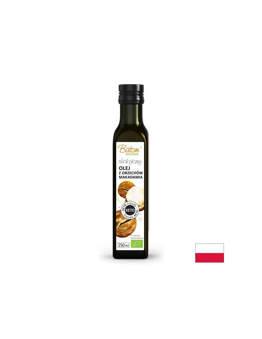 Масло от макадамия (студено пресовано), БИО, 250 ml - Feel You