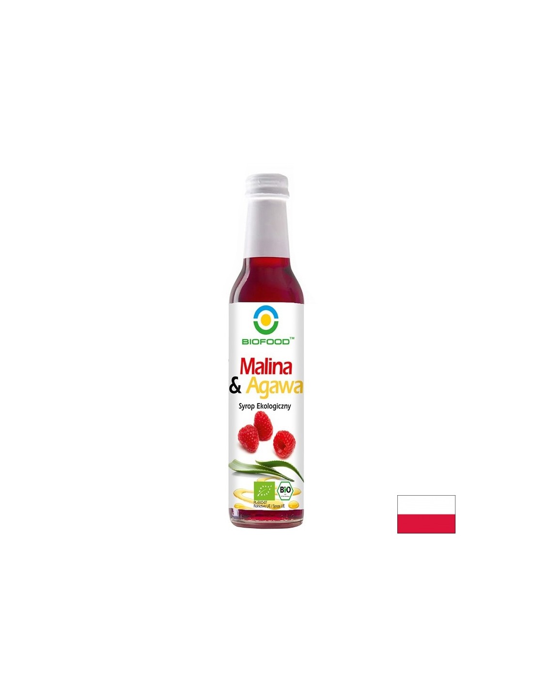 Био сироп от малини и агаве, 250 ml - Feel You
