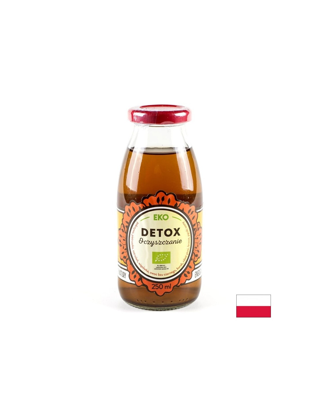 Билкова напитка Детокс Био, 250 ml Dary Natury - Feel You