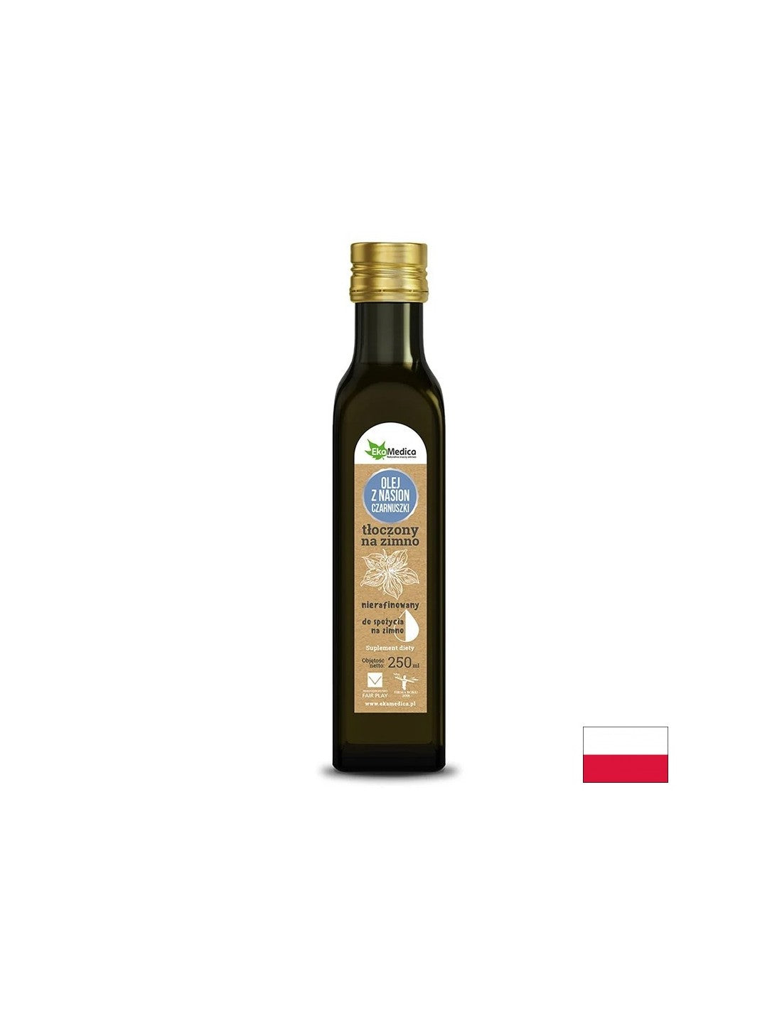 Студено пресовано масло от черен кимион, 250 ml - Feel You