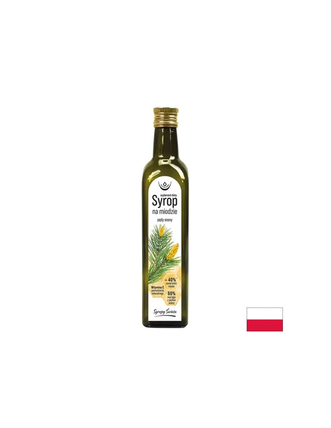 Сироп от борови връхчета и пчелен мед – Дихателна и имунна система, 250 ml - Feel You