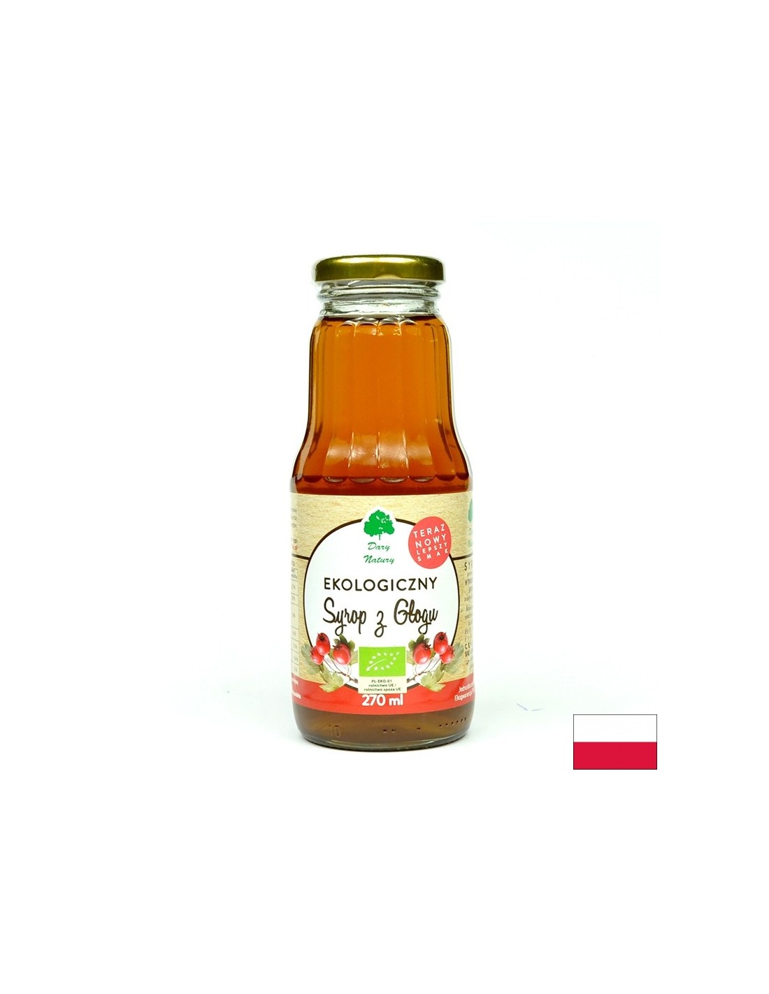 Сироп от глог Био, 270 ml Dary Natury - Feel You
