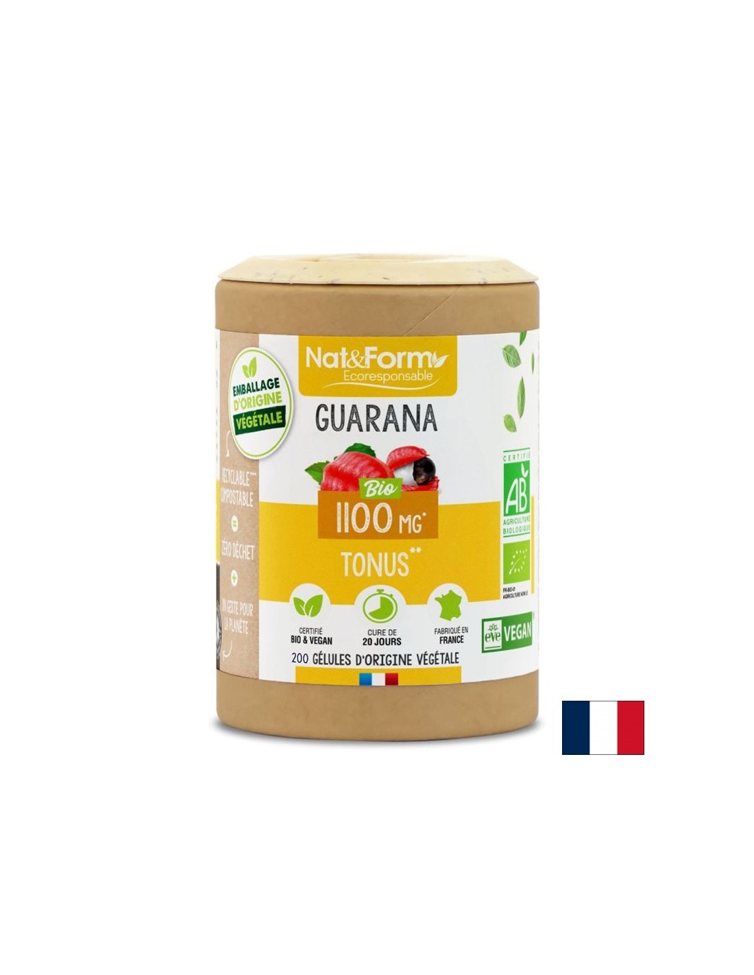 Здравословно отслабване - Гуарана БИО, 275 mg х 200 капсули - Feel You