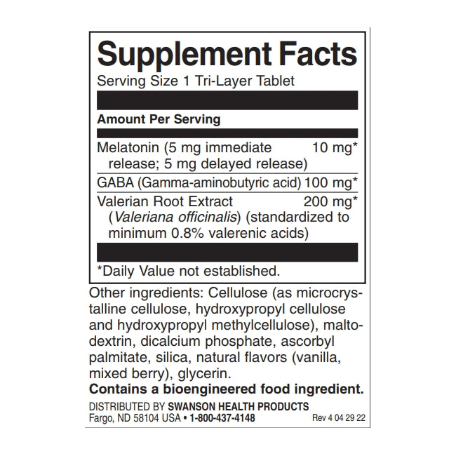 Комплексна формула за сън – с двойно освобождаване - 30 таблетки - Feel You