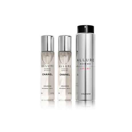Chanel Allure Homme Sport Travel Spray Rechargeable Set 3 Pieces - Feel You