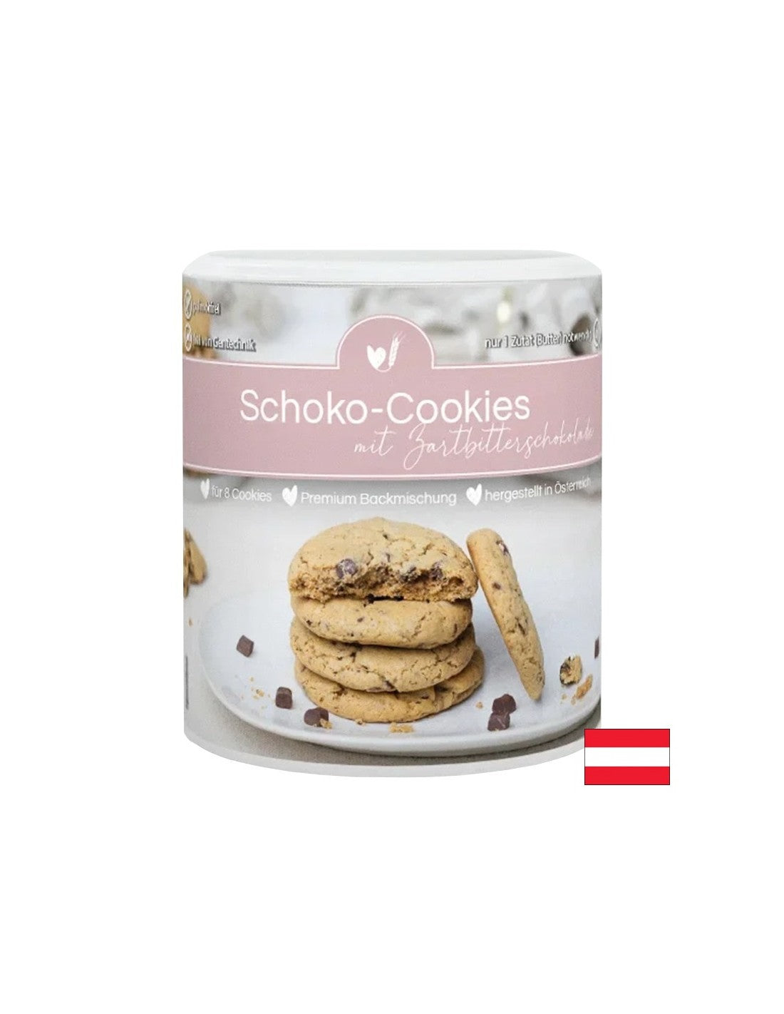 Смес за печене на шоколадови бисквити с черен шоколад, 327 g - Feel You