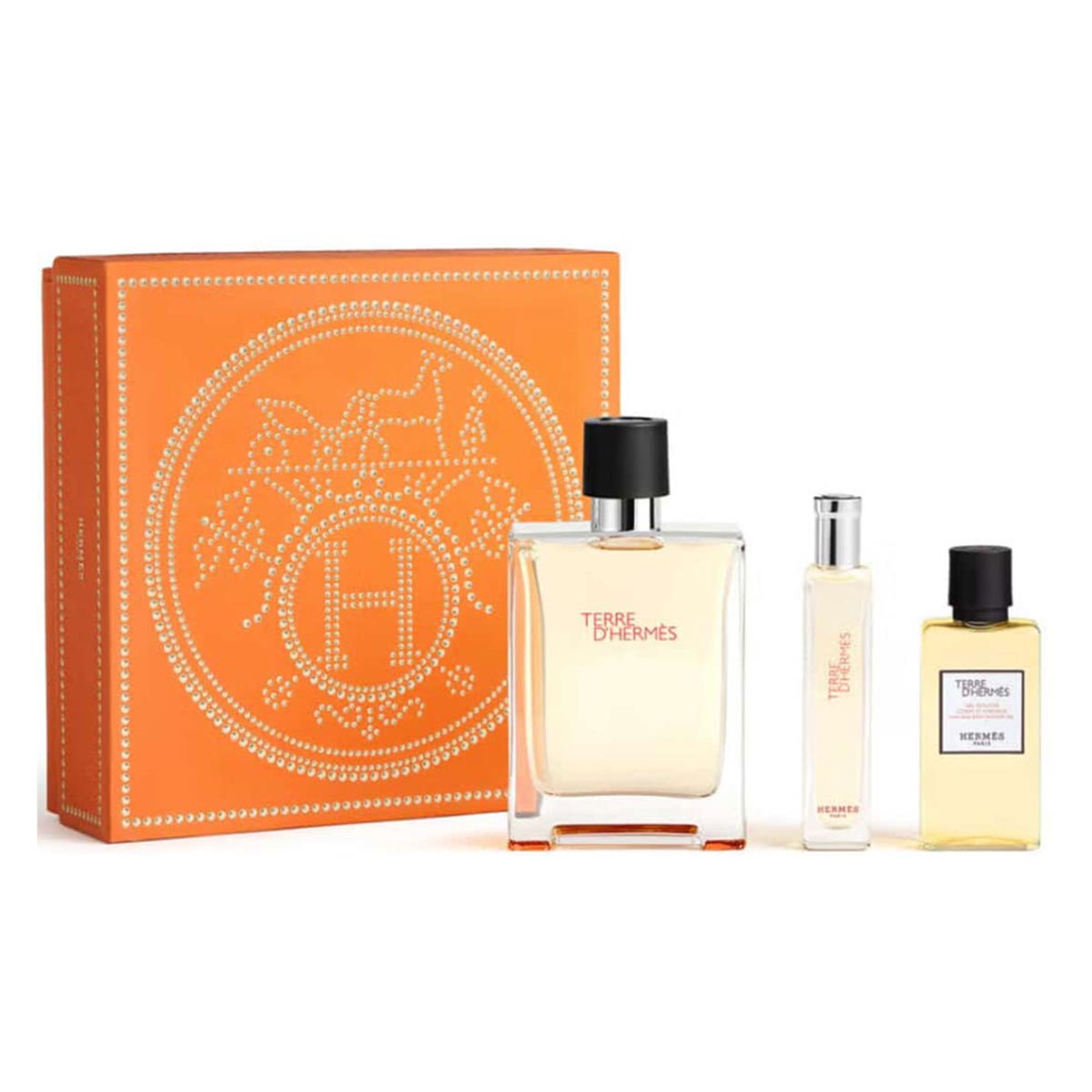 Hermès Set Terre Hermes Edt 100ml Gel 40ml Mini 15ml@ - Feel You