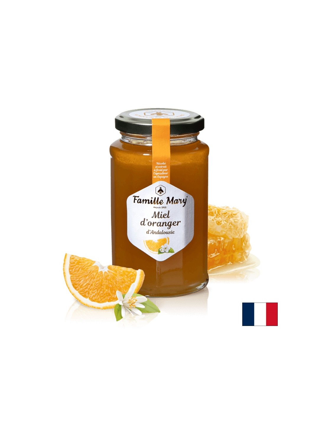 Пчелен мед от портокалово дърво (от Андалусия, Испания), 360 g - Feel You