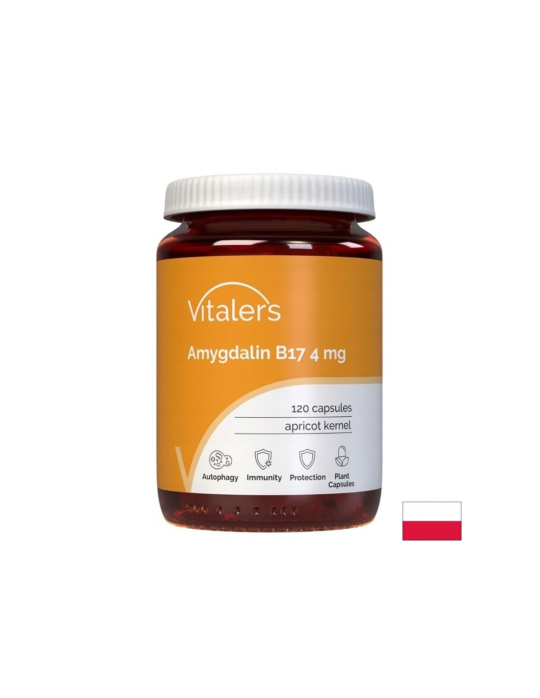 Амигдалин (екстракт от кайсиеви ядки) – Здрава имунна система, 4 mg, 120 капсули - Feel You