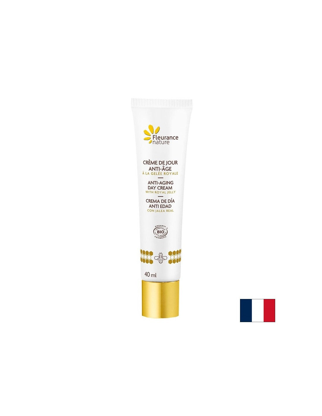 Анти-ейдж дневен крем за лице с пчелно млечице Био, 40 ml Fleurance Nature - Feel You