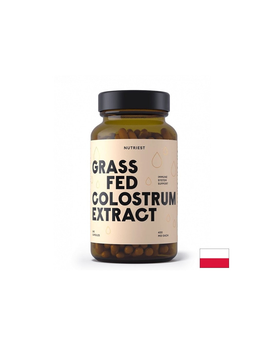 Говежда коластра (лиофилизирана) – Имунна защита и чревен баланс, 400 mg, 240 капсули - Feel You