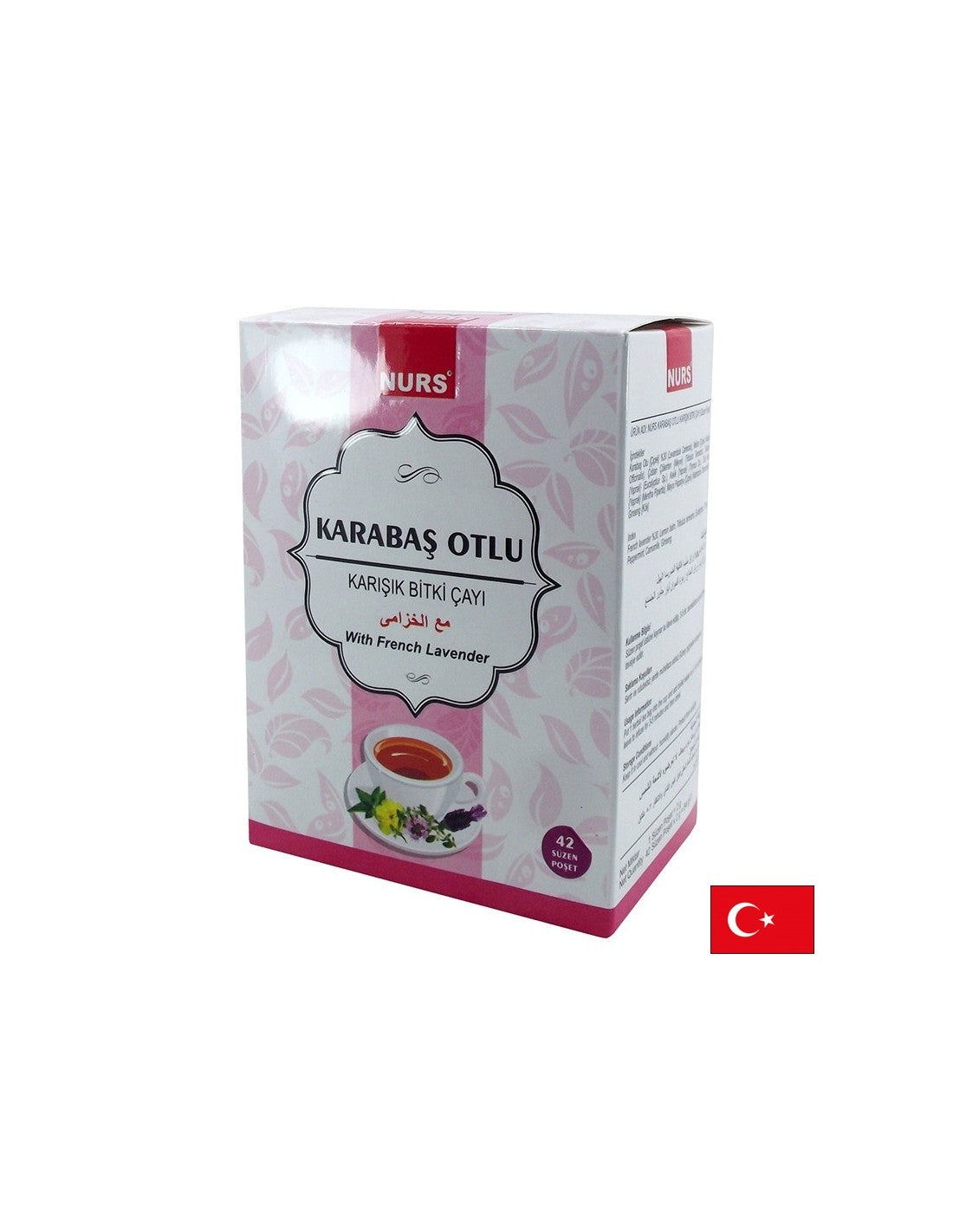 Смесен билков чай с френска лавандула - срещу стрес и безсъние, 42 филтърни пакетчета - Feel You