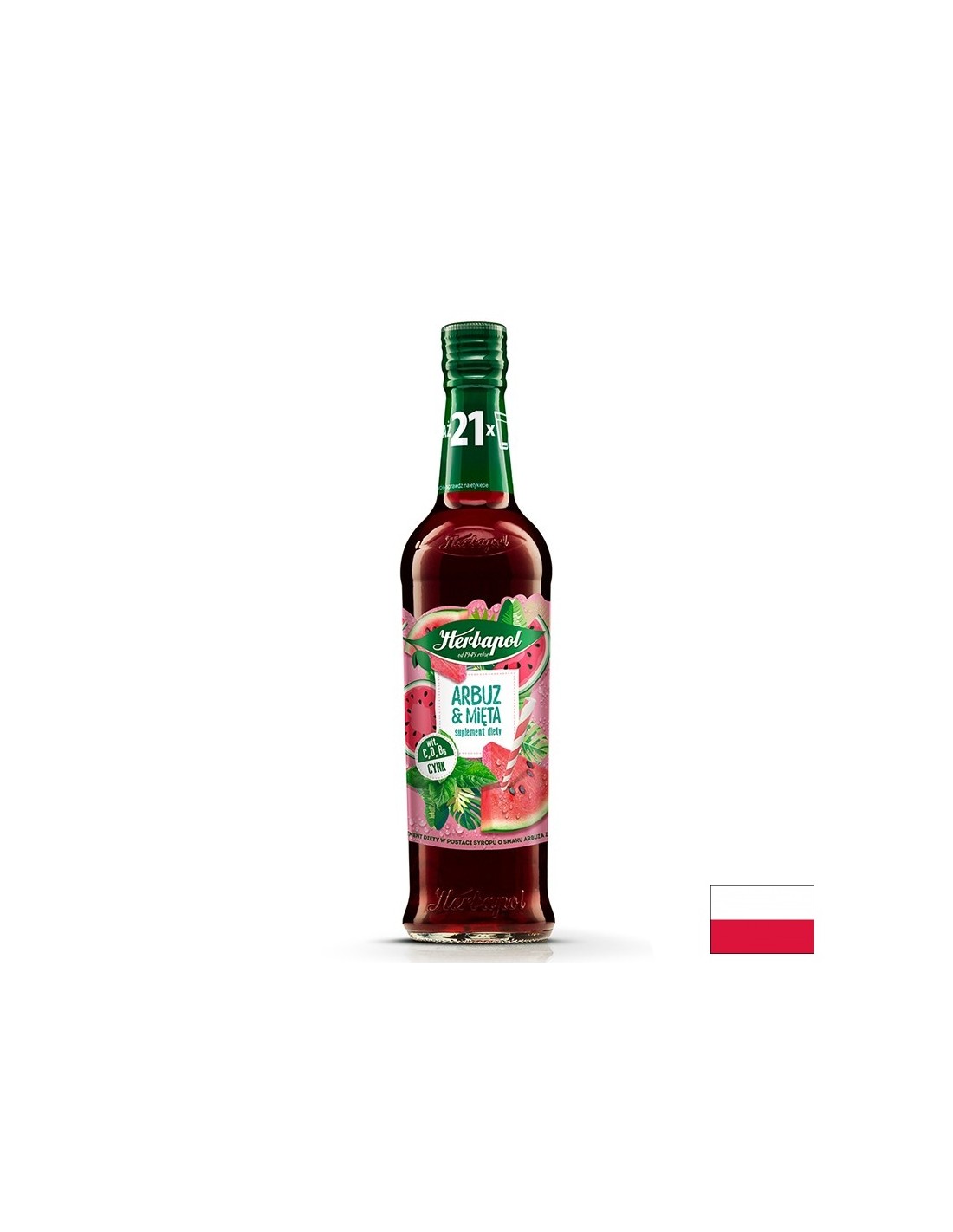 Сироп Диня и Мента - За напитки и десерти, 420 ml - Feel You