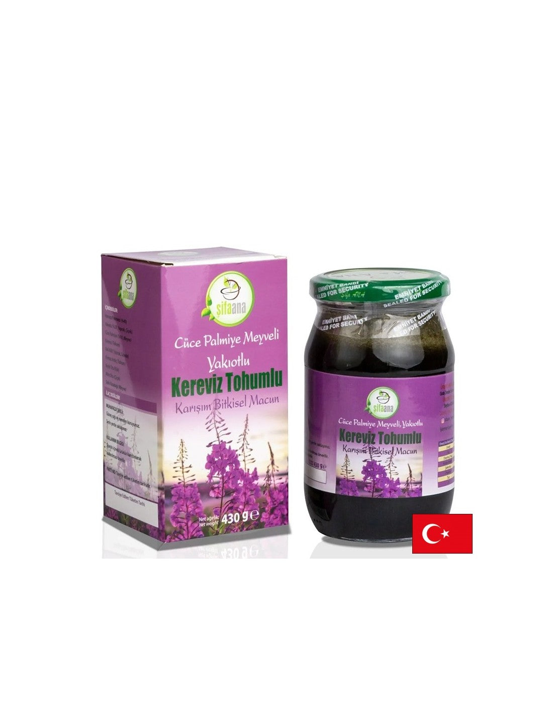 Билкова паста със сао палмето , върбовка и целина – За простатата и отделителната система, 430 g - Feel You