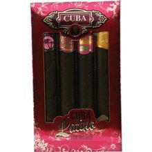 Cuba - Cuba Jungle Gift Set Cuba Heartbreaker EDT 35 ml, Cuba Snake EDT 35 ml, Cuba Tiger EDT 35 ml and Cuba Zebra EDT 35 ml - 140ml
