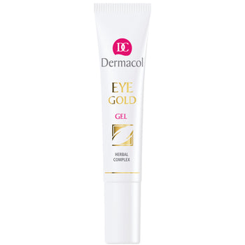 Dermacol - Gold Eye Gel - Eye gel against swelling, fatigue and circles under the eyes - 15ml