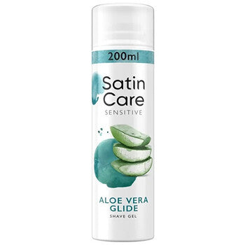 Gillette - Satin Care Shave Aloe Vera Gel (Dry Skin) - Shaving Gel - 200ml