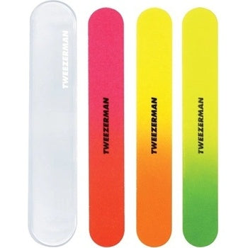 Tweezerman - Neon Nail Files (3 pieces) - Neon nail with case