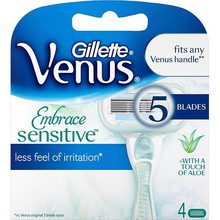 Gillette - Venus Embrace Sensitive - Spare head - 4.0ks