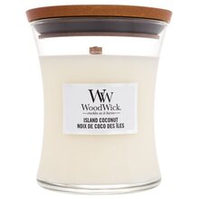 WoodWick - Island Coconut Vase (Juicy Coconut) - Scented Candle - 275.0g