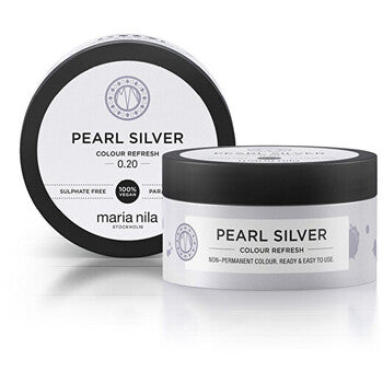 Maria Nila - Fine nourishing mask without permanent color pigments Pearl Silver ( Colour Refresh Mask) - 300ml