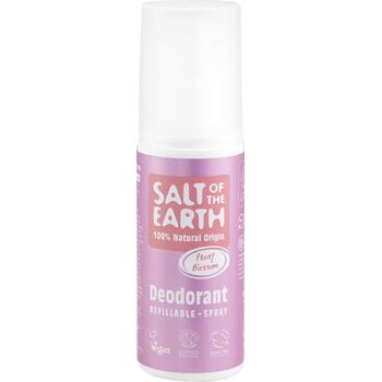 Salt-Of-The-Earth - Peony Blossom Natural Deodorant - Natural mineral deodorant spray with the scent of peony - 100ml