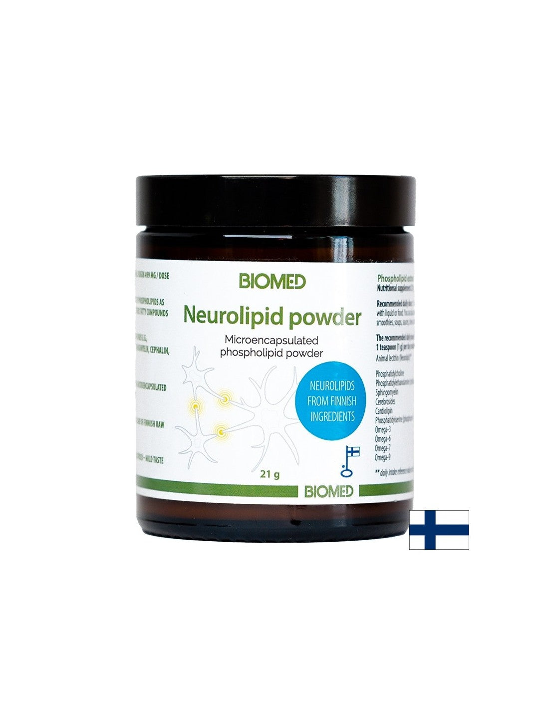 Нервна и мозъчна функция - Невролипиди, 499 mg x 120 g прах - Feel You