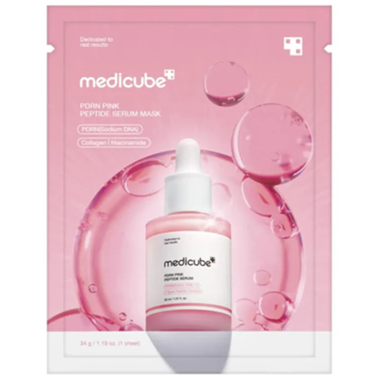 Medicube - PDRN Pink Peptide Serum Mask, 1 sheet