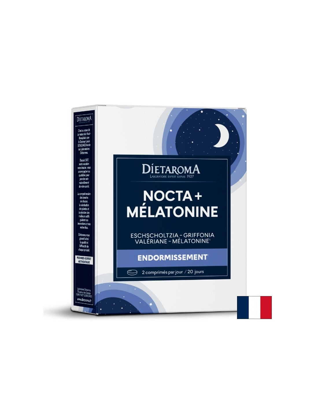 Мелатонин + 5-HTP + Валериана – За по-бързо заспиване и спокоен сън, 40 таблетки - Feel You