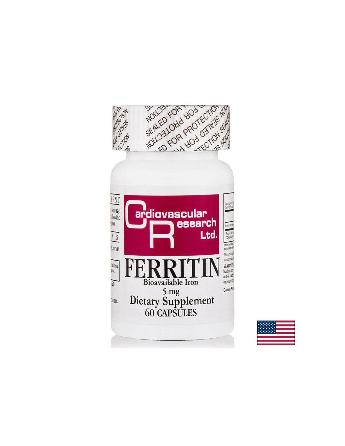 Желязодефицитна анемия и умора - Феритин, 5 mg, 60 капсули - Feel You