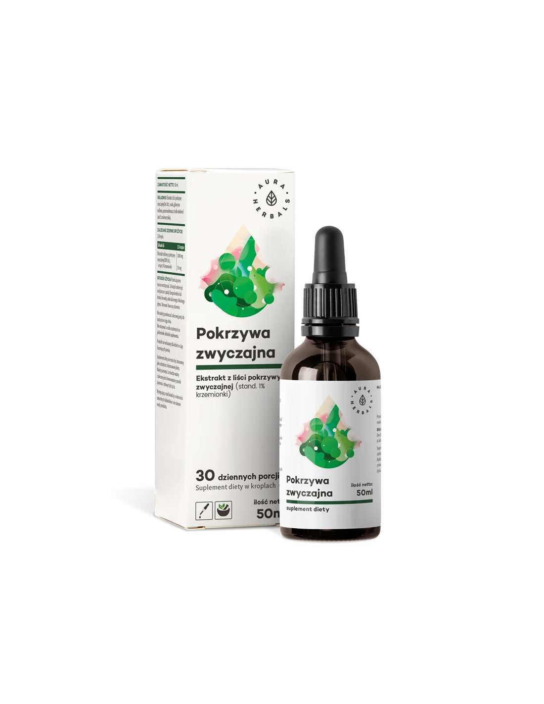 Уринарен тракт - Коприва (лист), 50 ml капки Aura Herbals - Feel You