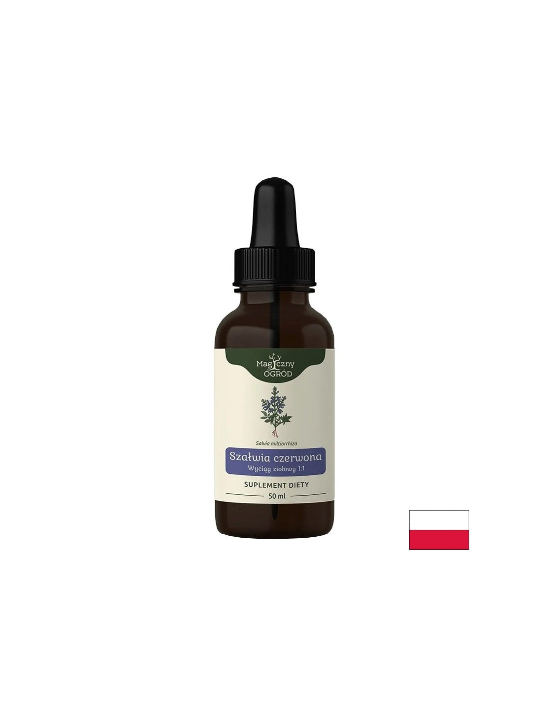 Грижа за сърцето и черния дроб - Червена салвия, тинктура, 50 ml - Feel You