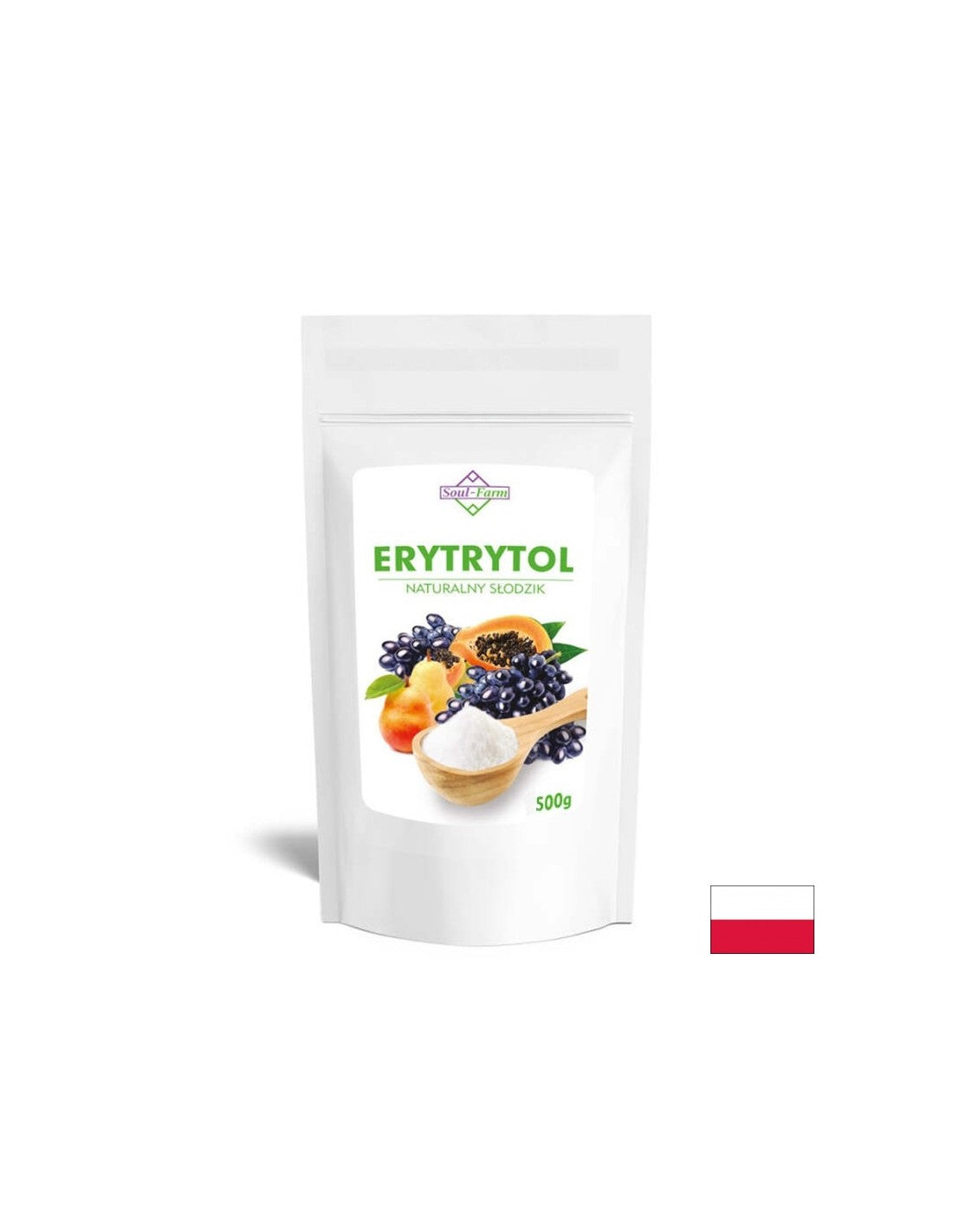 Еритритол – Натурален подсладител без захар и калории, 500 g - Feel You
