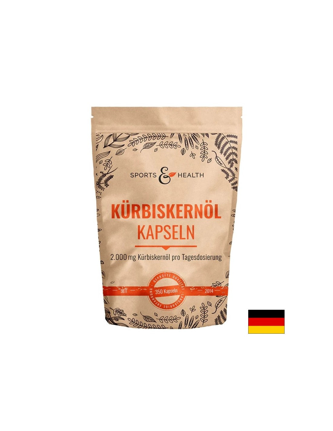 Простата и уринарен тракт - Масло от тиквени семки, 500 mg х 350 капсули - Feel You