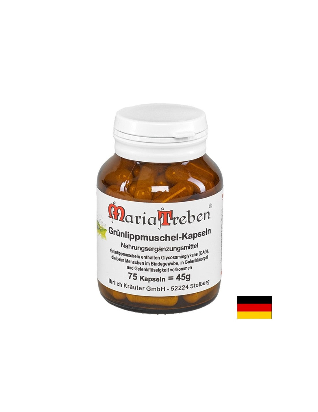 Кости и стави - Зеленоуста мида, 500 mg х 75 капсули - Feel You