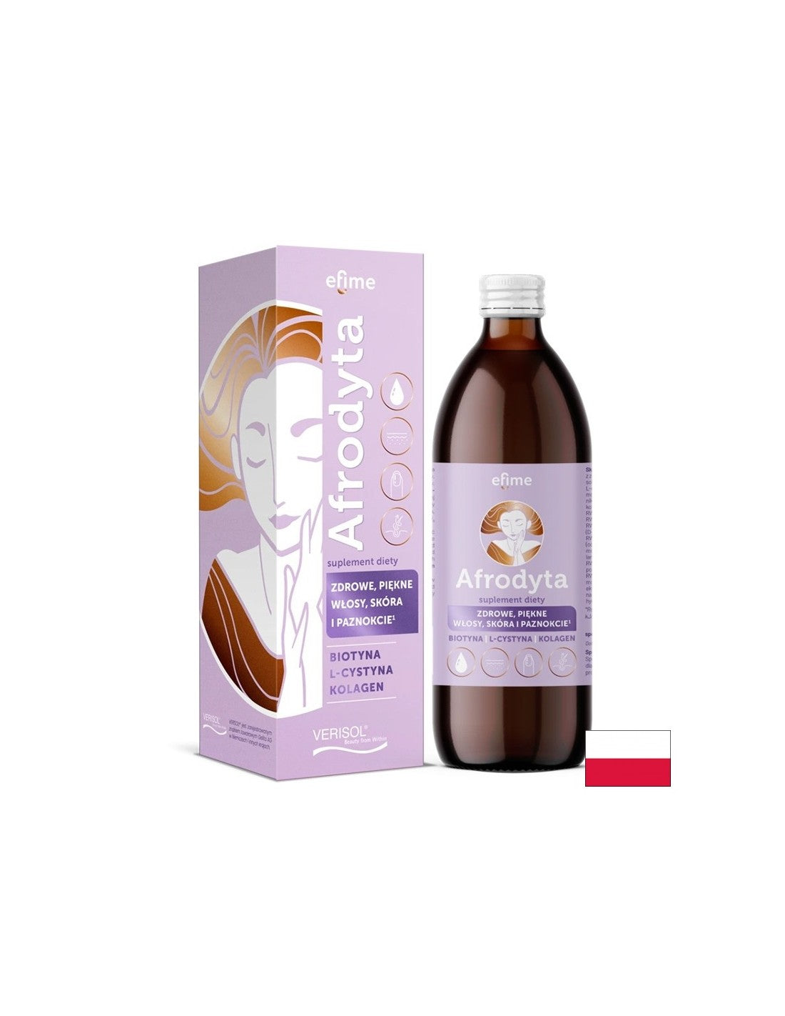 Афродита – течна формула за коса, кожа и нокти, 500 ml, 20 дози - Feel You