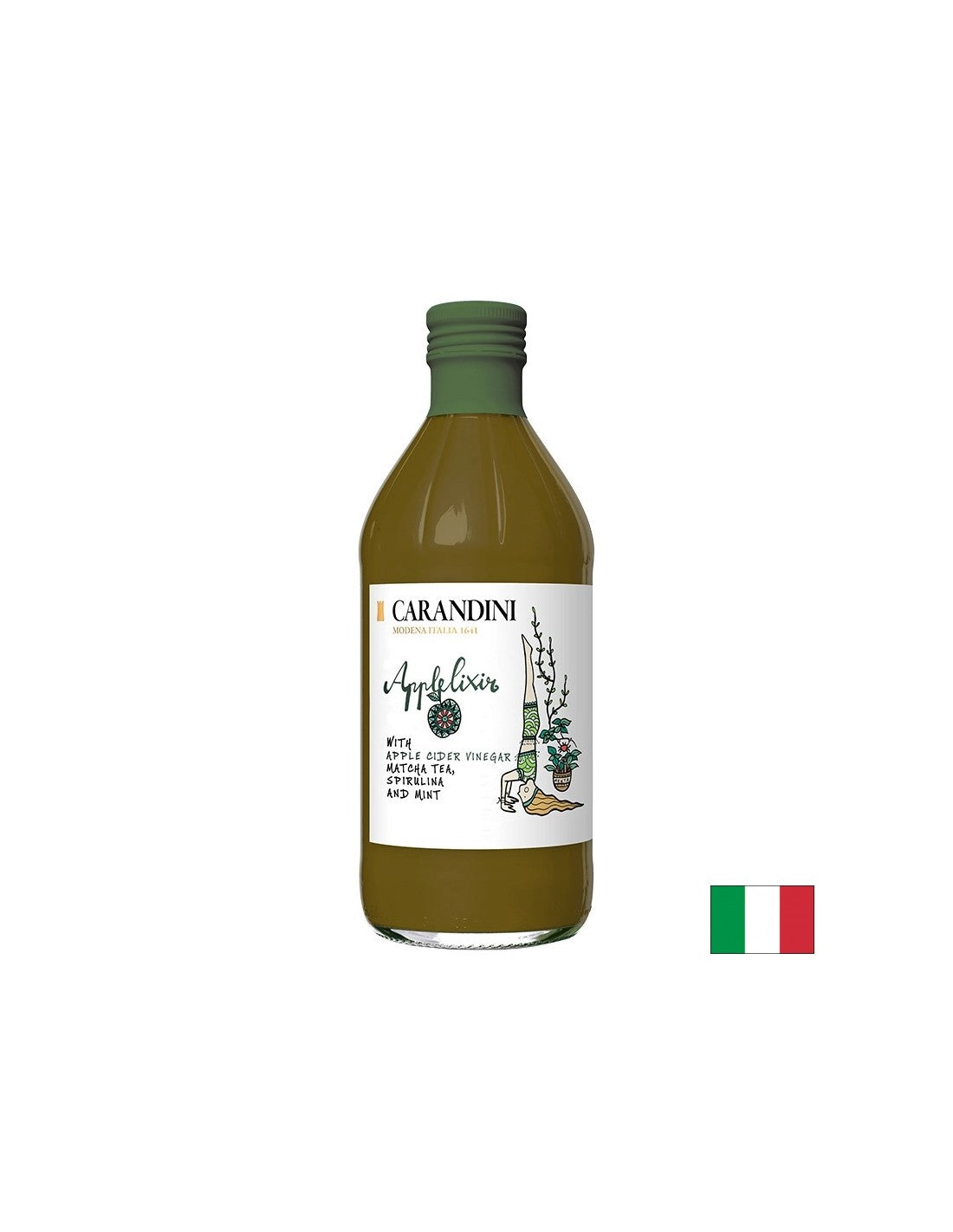 Ябълков оцет + Матча, Спирулина и Мента, 500 ml - Feel You