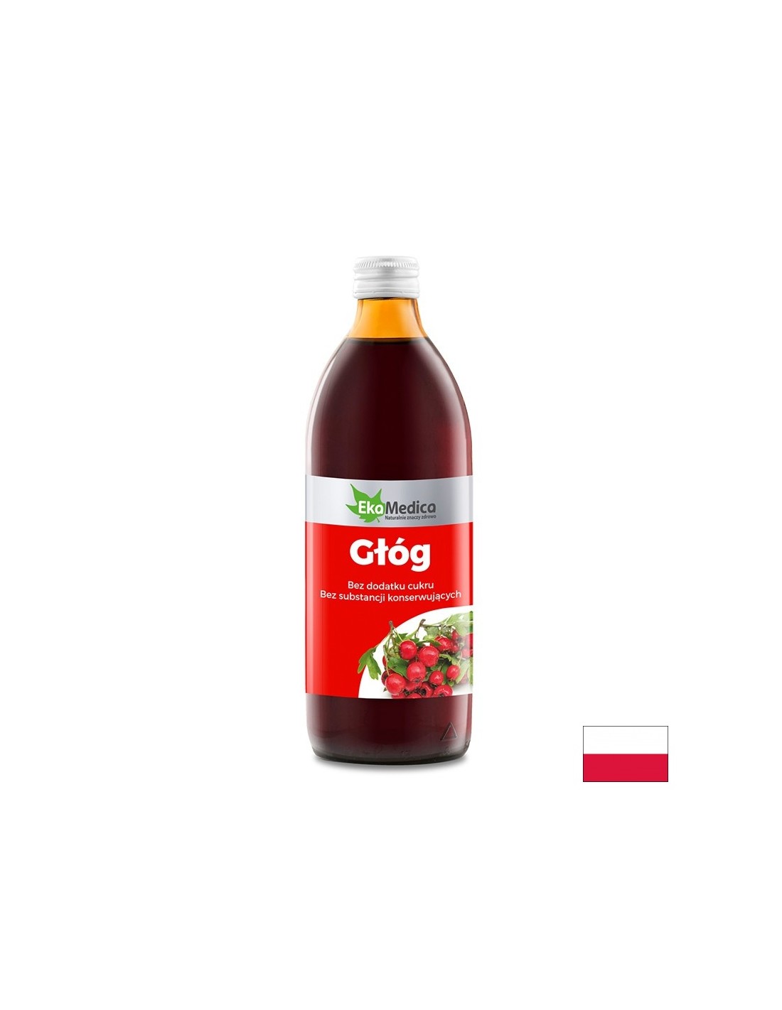 Сърдечно-съдова система - Глог + Витамин С, сироп 500 ml EkaMedica - Feel You