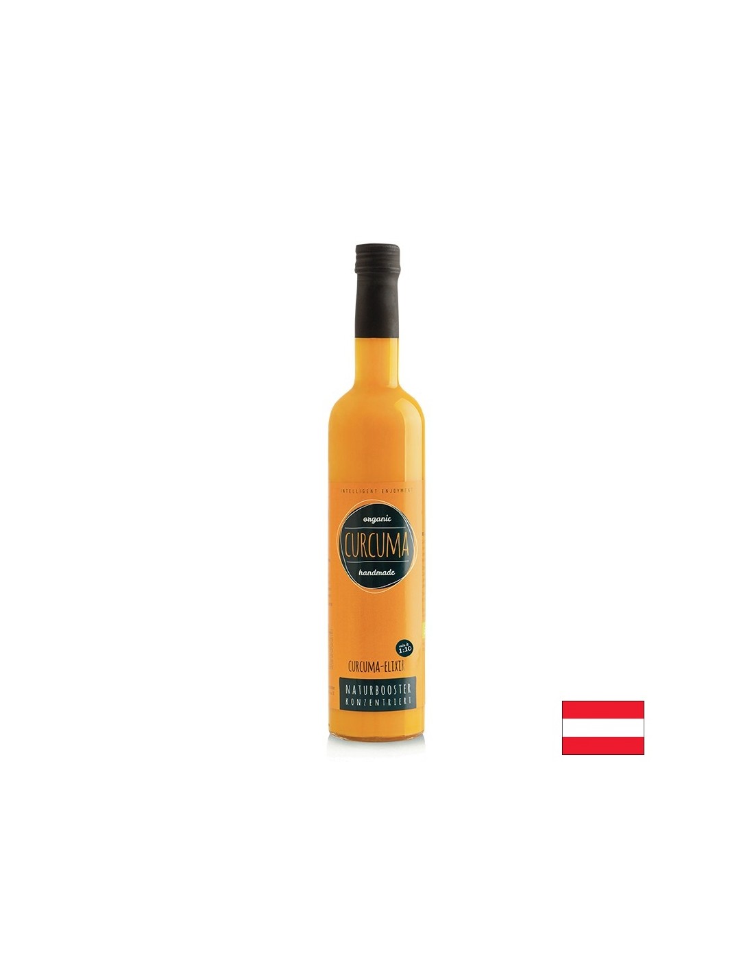 Био еликсир от куркума, плодове и билки - За добавяне към алкохолни и безалкохолни напитки, 500 ml - Feel You