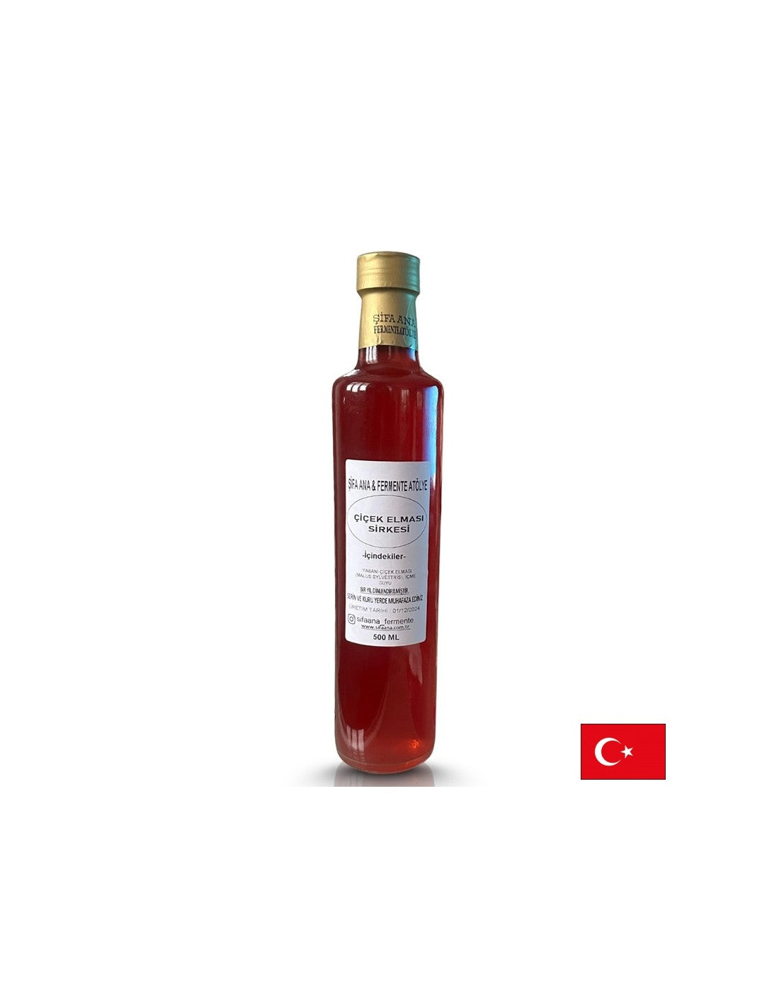 Оцет от диви ябълки, 500 ml - Feel You