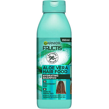 GARNIER - Fructis Hair Food Aloe Vera Hydrating Shampoo - Moisturizing shampoo for normal and dry hair - 350ml