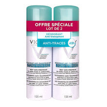 Vichy - Deodorant Anti-Transpirant 48h ( 2 pcs ) - Alcohol-free deodorant spray with a 48-hour effect - 125ml