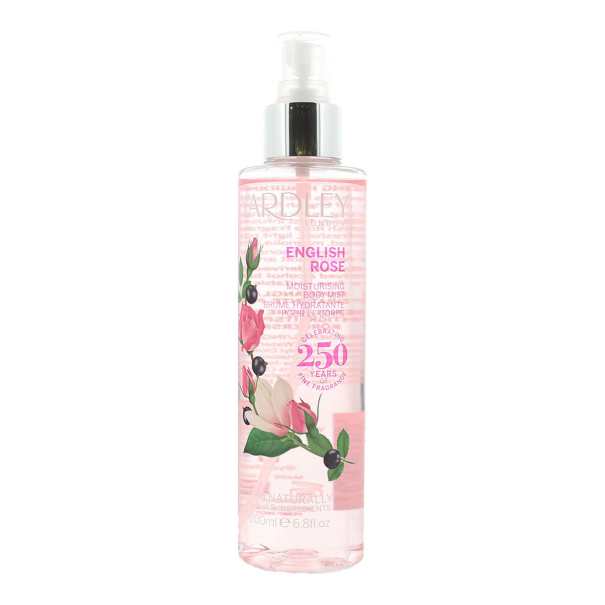 Yardley, English Rose, Scented Spray, For Women, 200 ml