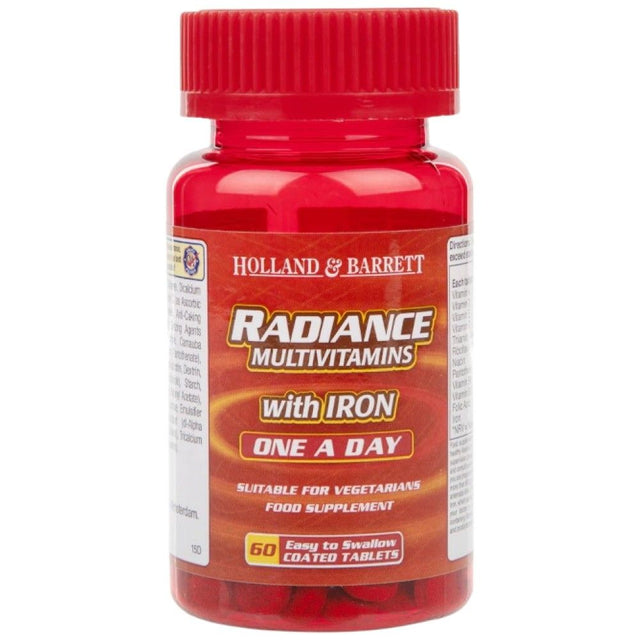 Radiance Multivitamins & Iron | One a Day - 60 Таблетки - Feel You