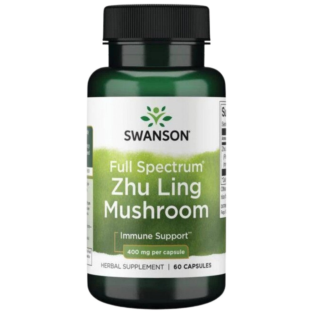 Full Spectrum Zhu Ling Mushroom 400 mg 60 капсули - Feel You