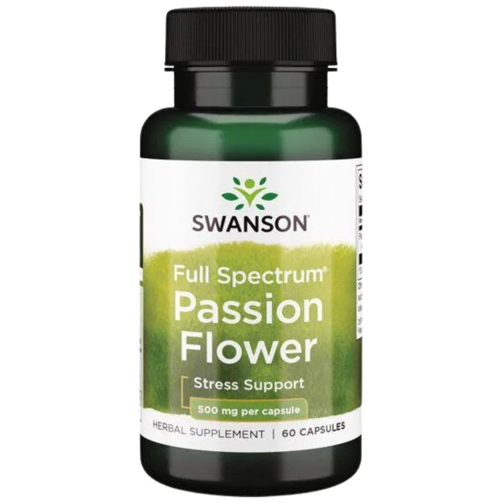 Full Spectrum Passion Flower 500 mg 60 капсули - Feel You