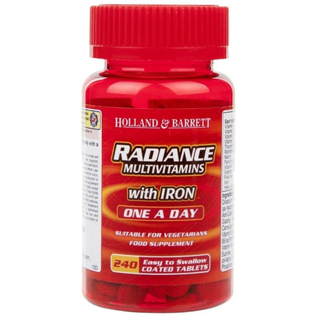 Radiance Multivitamins & Iron | One a Day - 240 Таблетки - Feel You